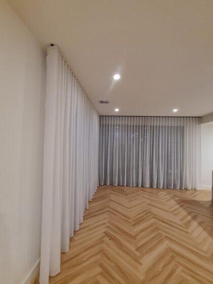 Modern Sheer Curtains & Roller Blinds Installed in Lovely Banks
